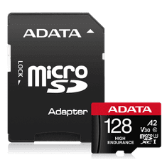 AData High Endurance MicroSDHC memorijska kartica, 128GB, UHS 3, V30 (AUSDX128GUI3V30SHA)