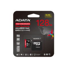 AData High Endurance MicroSDHC memorijska kartica, 128GB, UHS 3, V30 (AUSDX128GUI3V30SHA)