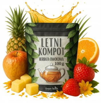 Voćni čaj ljetni kompot 100 g jabuka naranča neven jagoda