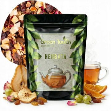 Voćni čaj pečena kruška 100 g, kruška, jabuka, ruža, ogrozd, grožđice
