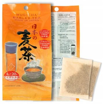 Japanska ječmena čaj mugicha u vrećicama 80 g (4g x 20) bez kofeina