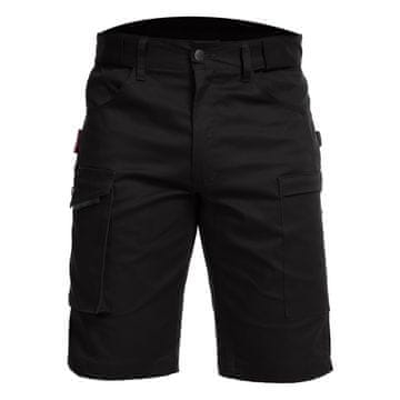 Nikcorp Muške radne kratke hlače Cargo Montažne Premium crne Siva L, regular fit, pamuk 97% elastan 3%, elastični pojas, džepovi na čičak, reflektirajući elementi, izdržljiva tkanina