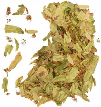 Cvijet lipe cijeli veliki cvatovi s listom lipa poljska 100% aromatična