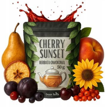 Voćni čaj CHERRY SUNSET 50 g višnja šljiva breskva oskoruša