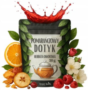 Voćni čaj narančasti dodir 50 g s voćem i bijelim hibiskusom