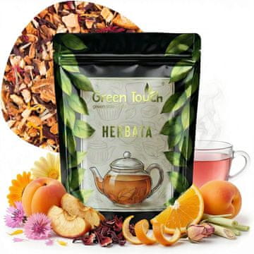 Voćni čaj marelični vrt 100 g marelica jabuka naranča hibiskus