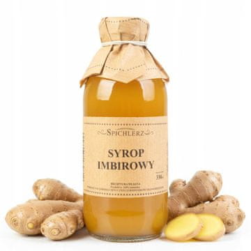 Prirodni sirup od đumbira s okusom đumbira za čaj, 330 ml