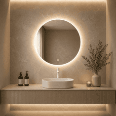 S6 Steklarstvo Šest LED ogledalo S616A, fi 90cm, ambijentalna rasvjeta