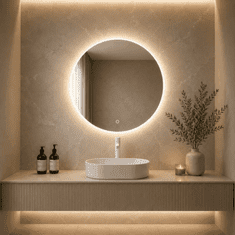 S6 Steklarstvo Šest LED ogledalo S616B, fi 80cm, ambijentalna rasvjeta