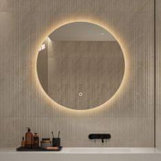 S6 Steklarstvo Šest LED ogledalo S616B, fi 80cm, ambijentalna rasvjeta