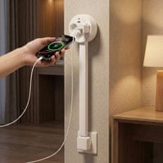 VYZIO® Sklopivi razdjelnik utičnice s podesivim kutom, punjenje više uređaja, sigurnosna zaštita, EU utikač | FLEXSOCKET