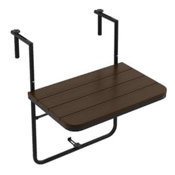 Northix Sklopivi balkonski stol s podesivom visinom 62,5 cm