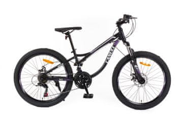 Olpran Canull XC 240 bicikl crno/ljubičasti 24"