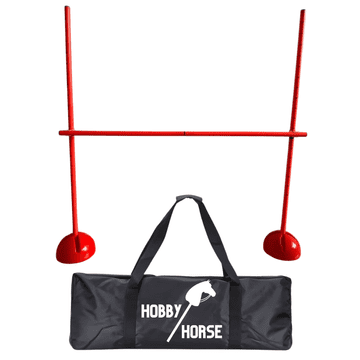 Prepreka za hobby horse skakanje 120cm konj na štapu s torbom za nošenje [M-PRZESZKODA1]