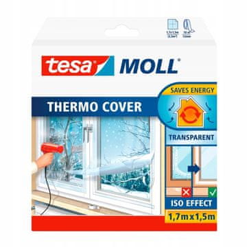 Tesa Tesa prozirna termoizolacijska folija za prozor staklo izolacija 1,7m x 1,5m