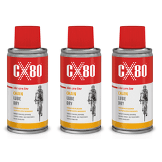 cx80 CX80 BIKE CHAIN LUBE DRY suhi sprej za podmazivanje lanca bicikla 150mlx3