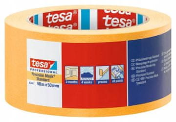 Tesa TESA precizna papirnata maskirna ljepljiva traka washi 3mc 50m x 50mm