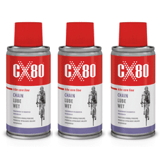 cx80 CX80 BIKE CHAIN LUBE WET Mokri sprej za podmazivanje lanca bicikla 150mlx3