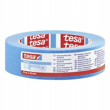 Tesa TESA papirna maskirna traka za farbanje UV za vanjsku upotrebu, plava, 35m x 30mm