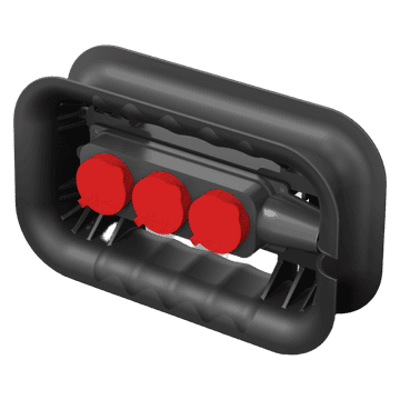 Qbrick QBRICK SYSTEM Winder navijač za kabel s produžnom letvom, 3 utičnice