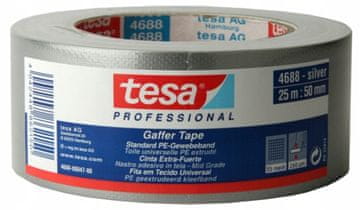 Tesa TESA GAFFER ljepljiva tkaninska traka za popravak, vodootporna za folije i kablove, 25m x 50mm