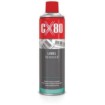 cx80 LABEL REMOVER Płyn do usuwania naklejek Zmywania spray 500ml