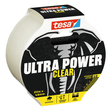 Tesa Tesna ljepljiva traka za popravke tesa Ultra Power 20m prozirna široka
