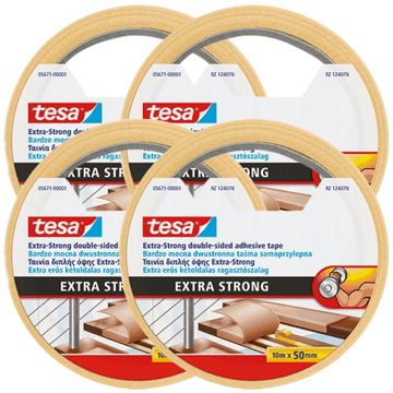 Tesa dvostrana protuklizna traka za upotrebu ispod tepiha 10 m x 50 mm x 4