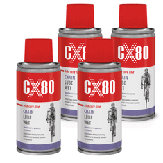 cx80 CX80 BIKE CHAIN LUBE WET Mokro ulje u spreju za lanac bicikla 150mlx4