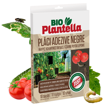 UNICHEM BIO PLANTELLA ljepljive ploče za lov na minarke, crne, 17x24cm, 10 kom