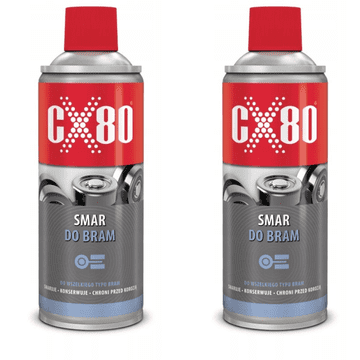 cx80 CX80 mast za klizna garažna vrata vodilice šina - sprej 500ml x2