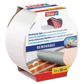 Tesa TESA dvostrana protuklizna traka za PVC podnu oblogu, uklonjiva, 5m x 50mm