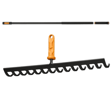 Fiskars Fiskars OneClick glava metalnih grabulja, 14 zubaca, s drškom 119-174 cm