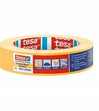 Tesa Povučeno - Tesa maskirna traka za bojanje 3 mjeseca 50m 25mm