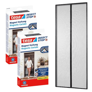 Tesa TESA Moskitiera magnetyczna samozamykająca na drzwi balkonowe 0,9x2,1m x2