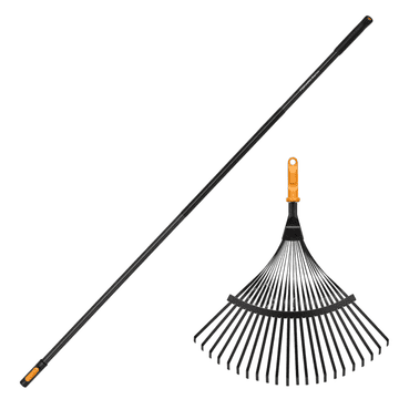 Fiskars Fiskars ONECLICK glava grabulja lepezastih za lišće 42 cm + drška 161 cm