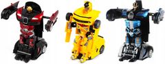 Igračka 2u1 robot i auto, bordo