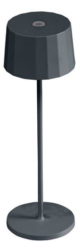 Kettlight Ribbed bijela stolna LED svjetiljka