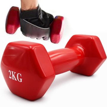 Hantel željezni obloženi 2kg