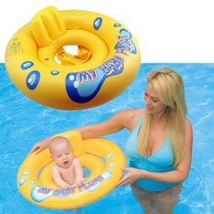 Aqua-Sport AQUA-SPORT dječje sjedalo za kupanje koło sa sjedalicom, žuta boja, 60 cm, AS01260
