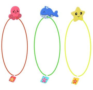 Aqua-Sport AQUA-SPORT Diving Ring Kids set podvodnih koluta za ronjenje 3 kom. 80 cm AS33310