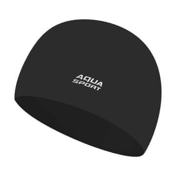 Aqua-Sport Aqua-Sport silikonska kapa za plivanje monocap 2.0 crna AS9596 20x24,5cm 60g