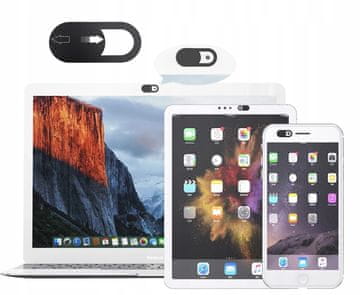 Aqua-Sport Zaštita za kameru laptopa, crna, AS0001