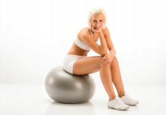 Aqua-Sport AQUA-SPORT POWERSTRECH antiburst gimnastička lopta siva 75cm AS0075
