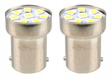 M-Tech Žarovka R5W BA15s M-Tech Osram LED 8xsmd bijela