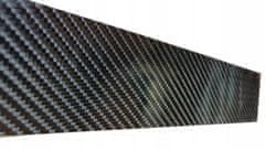 AMIO Nakładki na progi, listwa ozdobna, taśma carbon, 3 met
