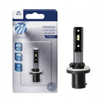 M-Tech Žarulja 880 H27 LED 6x1616SMD bijela