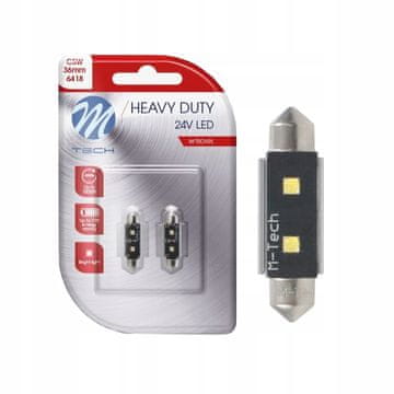 M-Tech C5W LED ŽARULJE 36mm BIJELE 24V TIR