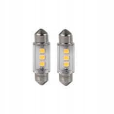 M-Tech 2x žarulja C5W LED 36mm retrofit dioda bijela 24V TIR