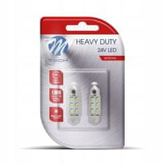 M-Tech Žarulje C5W 36mm LED BLUE C10W 24V TIR Retrofit Heavy Duty dioda plava